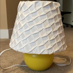 Vintage Yellow Lamp